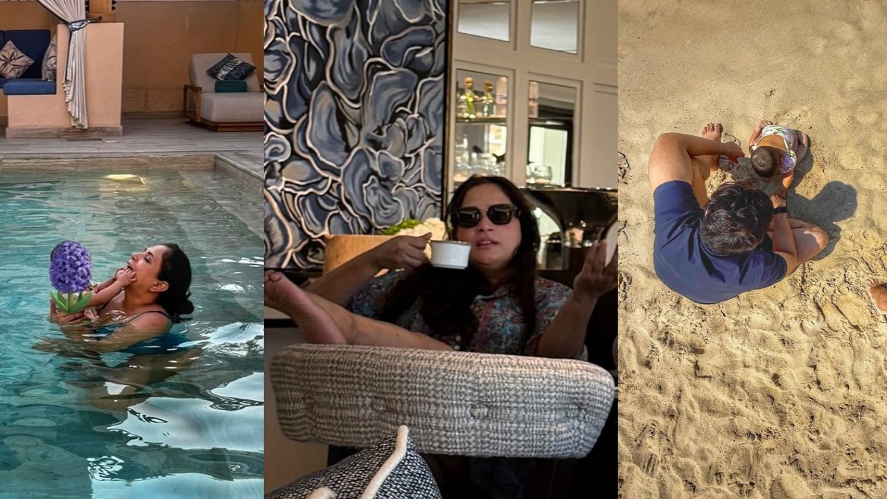 Richa Chadha and Ali Fazal’s daughter Zuneyra is a water baby, adorable Dubai vacay pics prove it; don’t miss her trying to walk