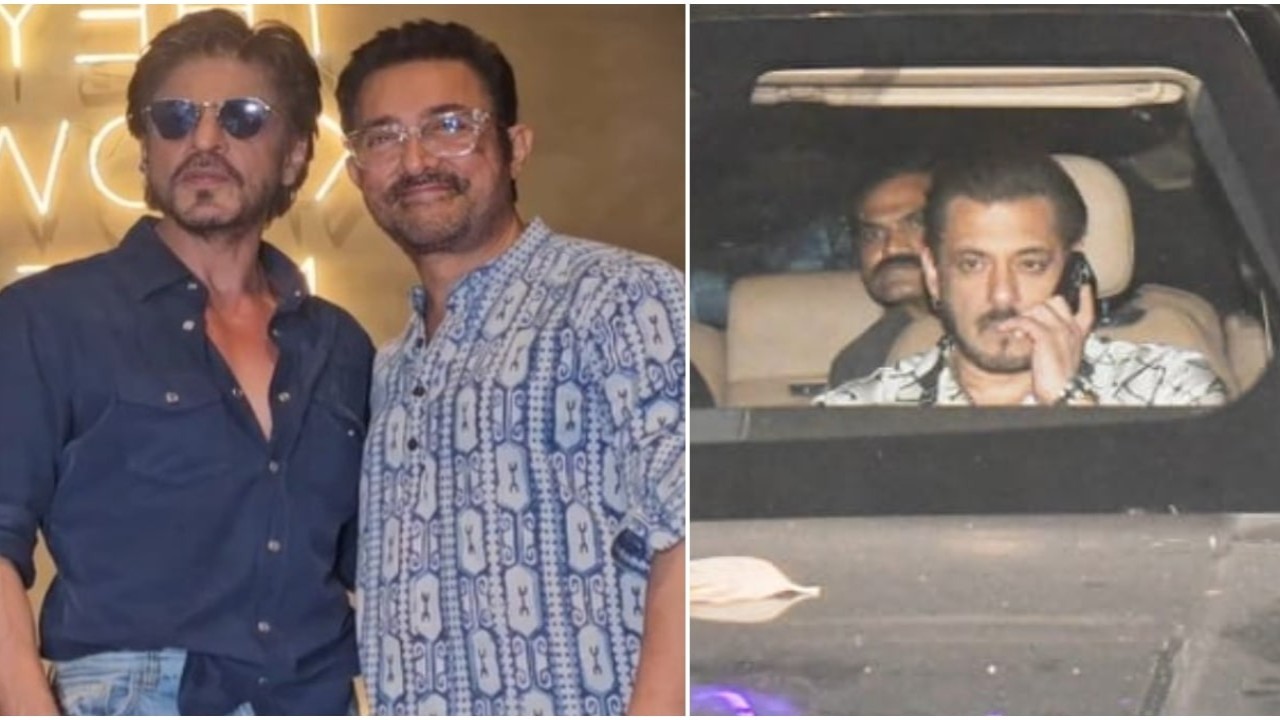 Shah Rukh Khan, Salman Khan coming together ahead of Aamir Khan's birthday proves why they're Bollywood's most loved Khans: WATCH