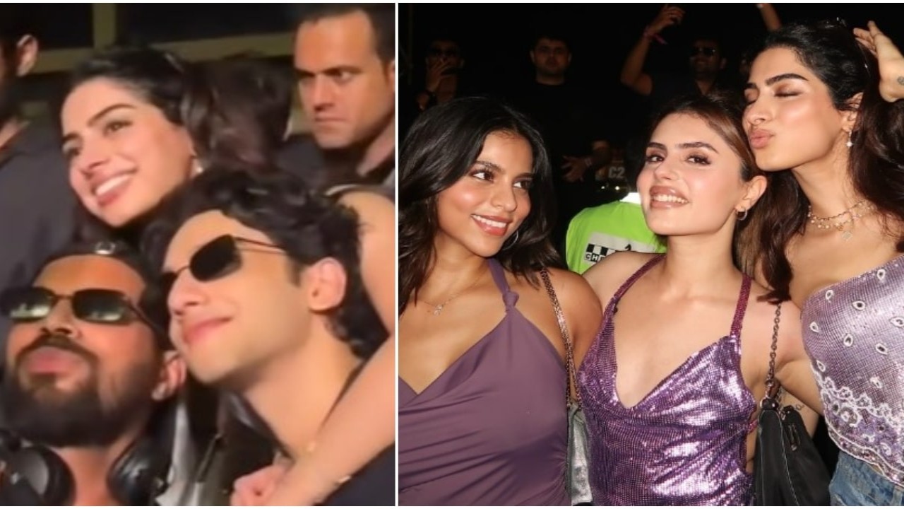 Khushi Kapoor joins rumored BF Vedang Raina, bestie Suhana Khan as they bring the house down together at musical party: WATCH