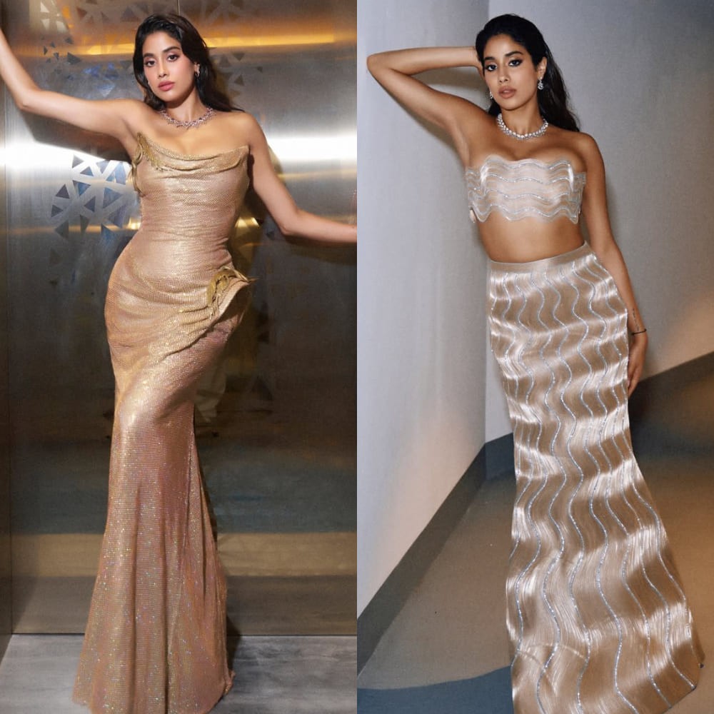 Janhvi Kapoor’s 5 bedazzling golden outfits are every brown girl’s dreams