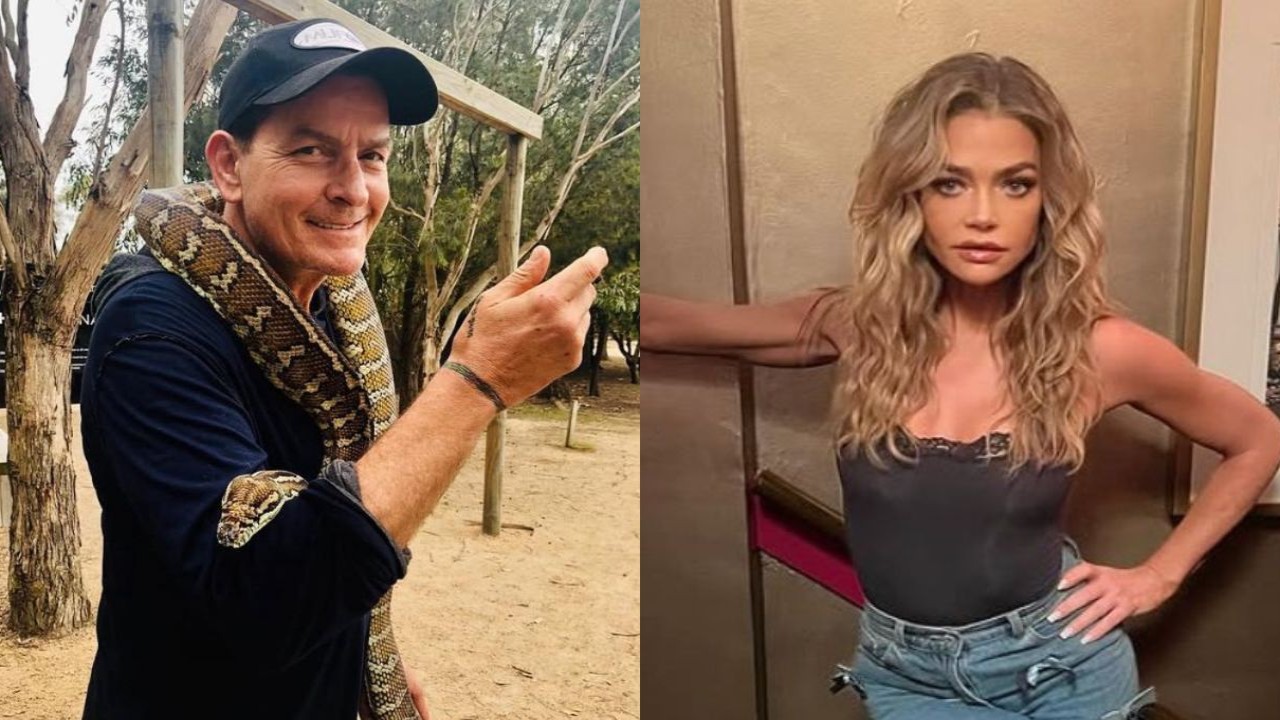 Charlie Sheen and Denise Richards (CC: Instagram)