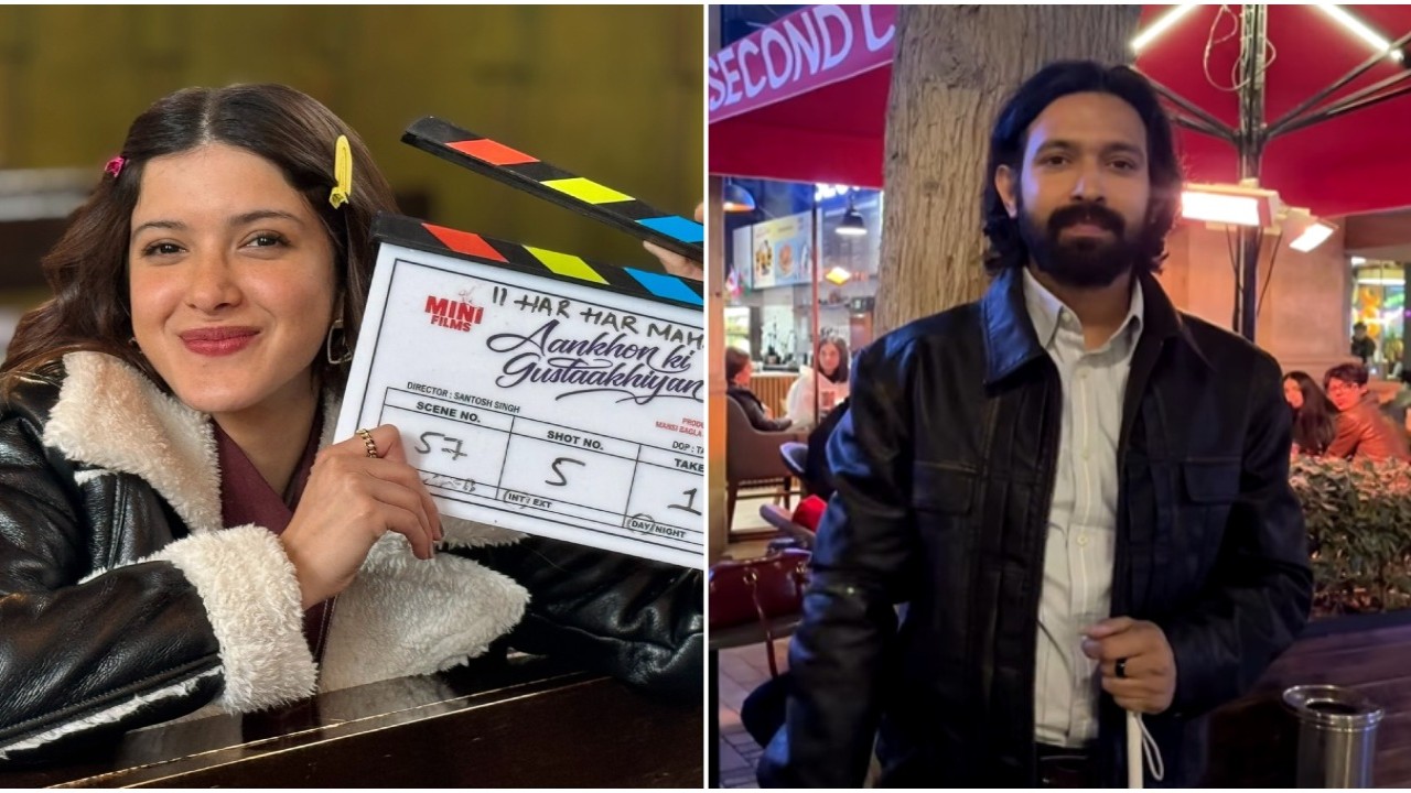 Aankhon Ki Gustaakhiyan: Vikrant Massey, Shanaya Kapoor wrap tale of ‘love and deception’; Navya Nanda reacts to fun BTS video