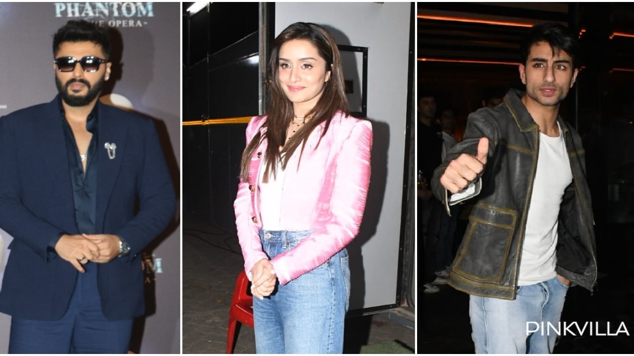 PHOTOS: 7 Celebrity Spottings Of The Day; Shraddha Kapoor, Ibrahim Ali Khan celebrate birthday with Bollywood friends; Arjun Kapoor, Tara Sutaria make waves at event and more