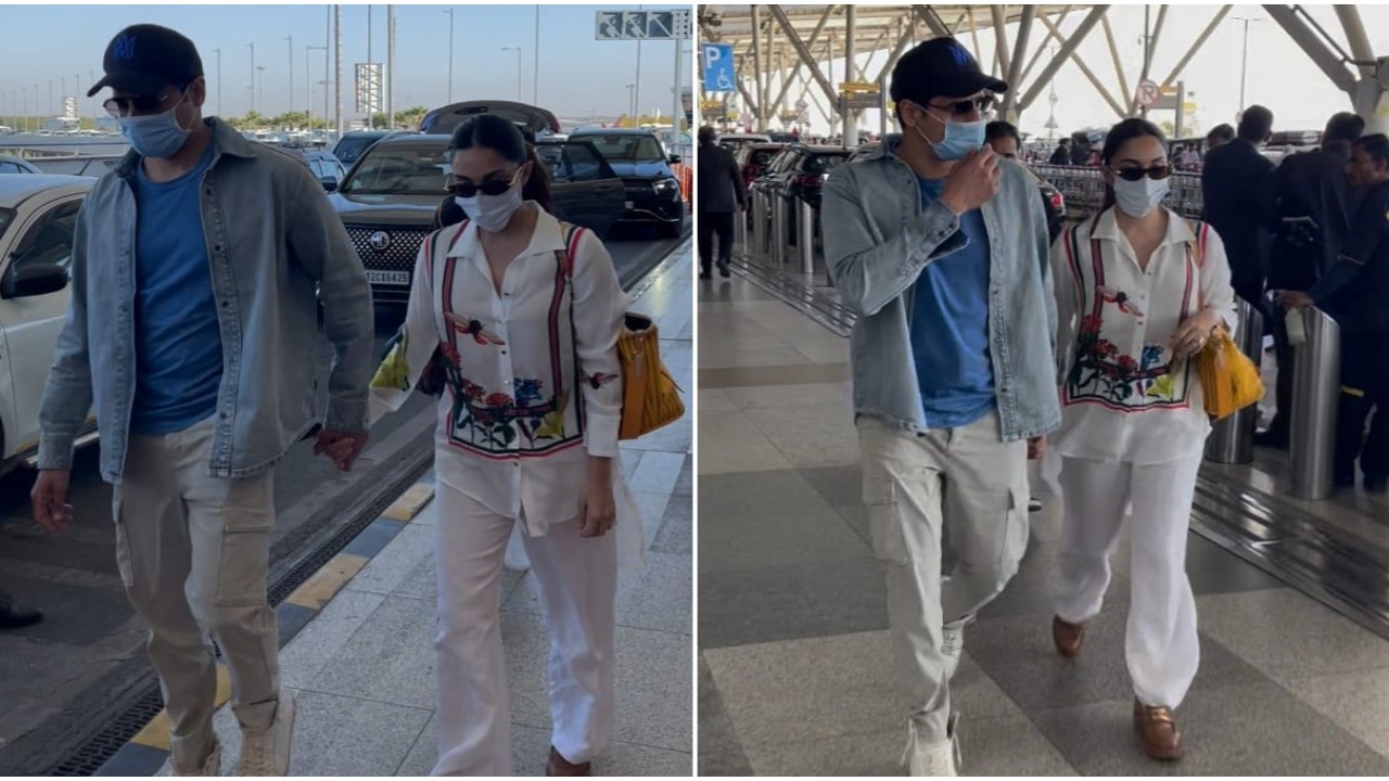 Sidharth Malhotra refuses to leave mom-to-be Kiara Advani's hand at airport, setting husband goals yet again: WATCH