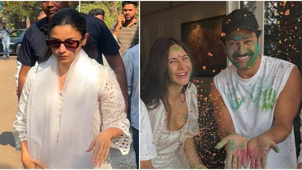 Bollywood Newswrap, March 14: Alia Bhatt-Ranbir Kapoor attend Deb Mukherjee’s funeral; Bollywood celebs celebrate Holi and more