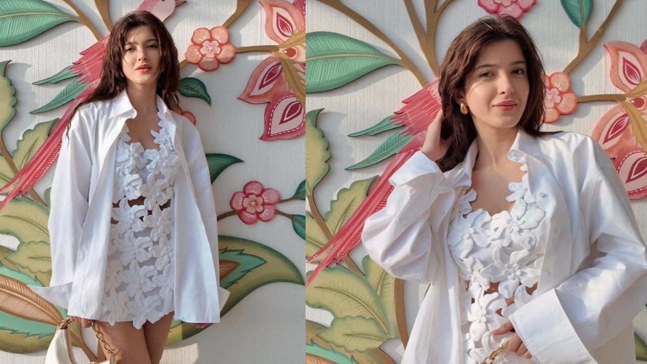 When Shanaya Kapoor brought elegance to beach fashion in pristine white dress with floral cutouts worth more than Rs 3L 