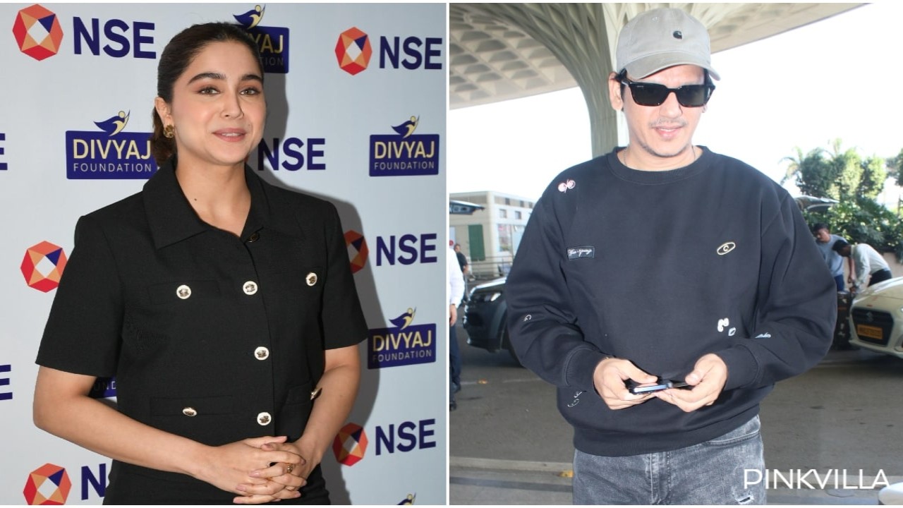 PHOTOS: 6 Celebrity Spottings Of The Day; Vijay Varma steals spotlight at airport, Sharvari stuns in black at event and more