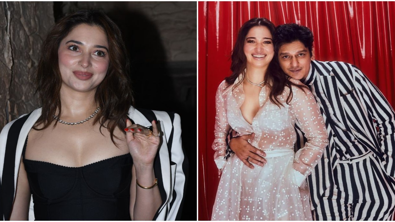 FACT CHECK: Did Tamannaah Bhatia wear Vijay Varma’s striped coat at Rasha Thadani’s birthday bash? Here’s the actual truth