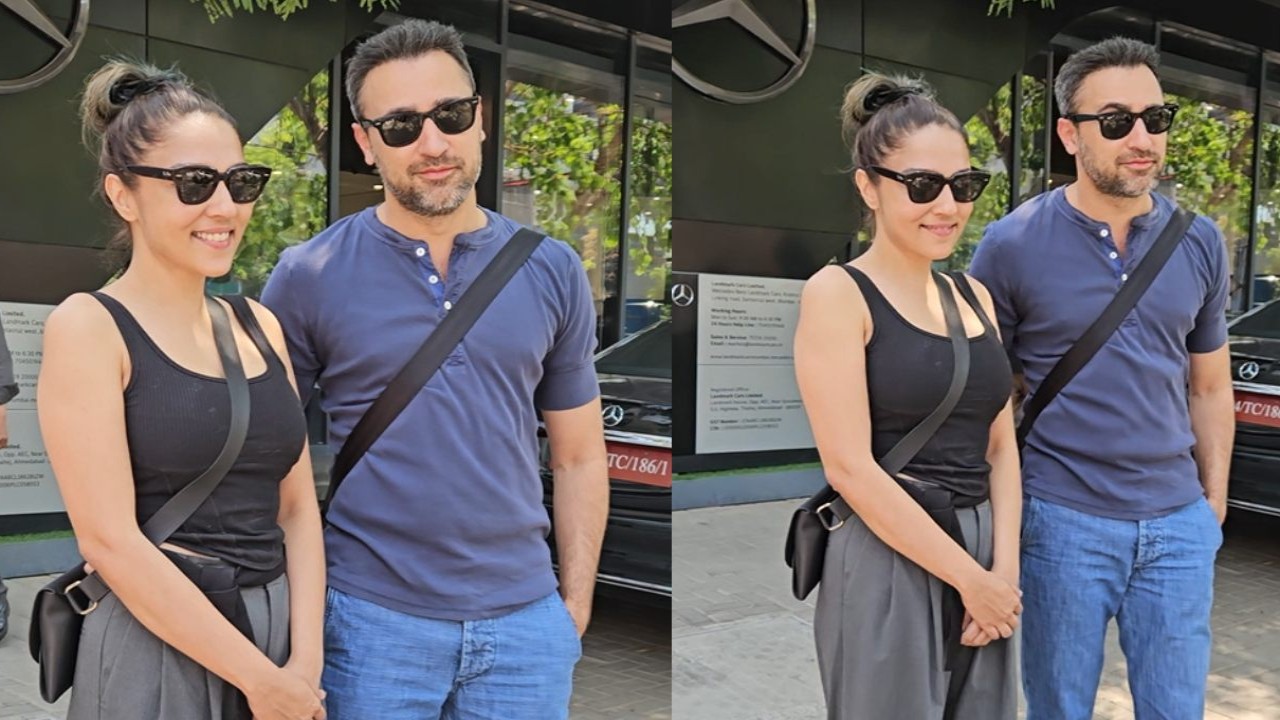 Imran Khan and GF Lekha Washington’s rare appearance evokes old-school romance; don’t miss them walking hand in hand; WATCH