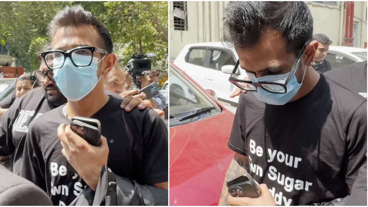 Yuzvendra Chahal’s ‘Be Your Own Sugar Daddy’ t-shirt after divorce hearing with Dhanashree Verma catches attention; VIDEO goes viral