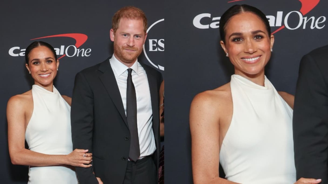 A look back at Duchess of Sussex Meghan Markle's Oscar de la Renta dress styled with Rs 9 lakh accessories 