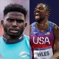  Antonio Brown Reacts to Noah Lyles Not Knowing Tyreek Hill; Calls Sprinter ‘Fagg*t of the Day’