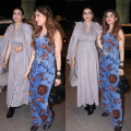 Rasha Thadani-Raveena Tandon play with textures in denim and suede, tying their looks together with Rs 5.02 lakh Delvaux bags