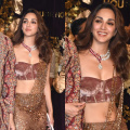 Kiara Advani wears custom-made Manish Malhotra saree-cum-lehenga for Diwali party but its pallu steals the show