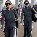 Malaika Arora keeps things sporty and comfy in gray tracksuit and sneakers but with a luxurious twist 