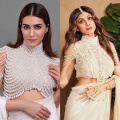 Fashion Face-Off: Kriti Sanon VS Shilpa Shetty, who wore a pearl-embellished bridal style blouse with an ivory saree better?