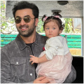 Ranbir Kapoor’s daughter Raha in a Pink swimsuit looks like a mini doll enjoying time with her daddy; check UNSEEN PIC