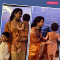 Priyanka Chopra Jonas is twinning and winning with daughter Malti Marie at her brother's pre-wedding celebration in burnt orange dress