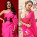 Shraddha Kapoor Vs Kiara Advani Fashion Face-Off: Who styled pink monochrome saree better? 