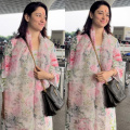 Tamanaah Bhatia gives out fresh vibes in a pretty floral suit and adds touch of luxury with YSL crossbody bag worth Rs 2,57,889