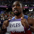 Dwyane Wade Goes Viral for Pointing Out at Noah Lyles’ Painted Nails After Team USA Sprinter Ends 20-Year Gold Medal Drought