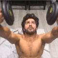 Varun Dhawan goes shirtless for workout session and leaves our jaws dropped as he flaunts his six-pack abs; SSKTK co-star Maniesh Paul reacts