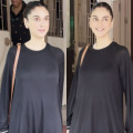 Aditi Rao Hydari proves she loves all things minimal as she makes a fashion statement in black dress and sneakers in Mumbai; WATCH