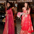 Mira Rajput vs Shilpa Shetty; who pulled off the Karva Chauth look better in a red saree?