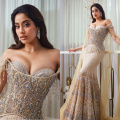 Anant-Radhika Shubh Aashirwad: Janhvi Kapoor's oh-so-hot outfit comes with crystal-embellished sculpted corset and drape wings