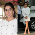 Sara Ali Khan wears knit cardigan and skirt set at the airport - Here’s how you can wear this Va Va Voom look