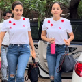 Mira Rajput serves casual charm in white top and blue jeans look with luxe Louis Vuitton bag worth Rs 2,36,000