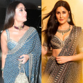 Kareena Kapoor and Katrina Kaif fashion face-off: Who styled the Abjini printed ethnic outfit better? 