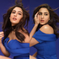 Sara Ali Khan's blue corset gown, priced at Rs 67,048, brings an electrifying energy to our weekend