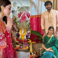 Ganesh Chaturthi 2024: Varun Tej and Lavanya Tripathi welcome Bappa with family; Hansika Motwani decks up in red while Shruti Haasan enjoys festive spirit