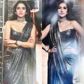 Radhika Merchant serves ultimate after-party fashion goals in sequin Manish Malhotra chainmail saree with tube blouse