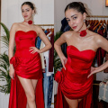 Ananya Panday’s all-red ensemble featuring a corset and mini skirt is BAE- Bold and Elegant in every way 