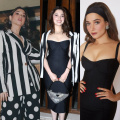 Tamannaah Bhatia REPEATS her black strap bodycon dress with previously worn blazer and she looks HOT