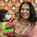 Swara Bhasker’s daughter Raabiya can’t stop admiring her mehendi and blow-dry; don’t miss little one's cute glimpse in lehenga-choli: PICS