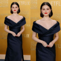 SAG Awards 2025: Selena Gomez exudes Hollywood charm in Celine’s custom navy blue off-shoulder gown