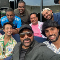 India vs Pakistan: Chiranjeevi bonds over intense match with young cricketers Abhishek Sharma, Tilak Varma in Dubai; see PICS