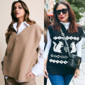 5 ways to pull off the sweater vest trend just like Deepika Padukone, Kareena Kapoor, and others