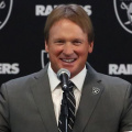 Watch: Former Raiders Head Coach Jon Gruden Was Spotted at Chiefs Training Camp Alongside Andy Raid