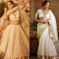  Sonam Kapoor VS Malaika Arora Fashion Face-off: Who styled Rs 1,85,000  ivory and gold lehenga better? 