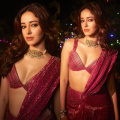  Ananya Panday in pink sculpted saree proves that festive fashion doesn’t have to follow the rules