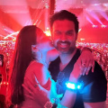 Kajal Aggarwal seals the deal with kiss as she enjoys the Coldplay concert in Mumbai with husband Gautam Kitchlu