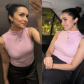 Shraddha Kapoor wears pink top and black shimmer pants for family night out; take cues 