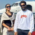 Pushpa 2 trailer launch: Allu Arjun, Rashmika Mandanna seem comfy and stylish as they jet off to Patna for grand event; WATCH