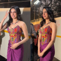 Khushi Kapoor just set traditional fashion bar high as she pairs her custom Torani corset with draped skirt 