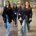  Aditi Rao Hydari just gave winter fashion a first-class upgrade in black top and denim jeans