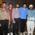 Sunny Deol greets paps as he poses with Bobby, Karan, Rajveer and Aryaman during Diwali celebrations; WATCH